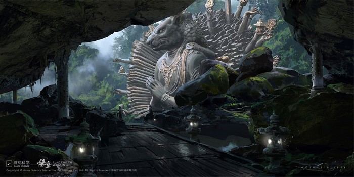 Concept art for Black Myth: Wukong game