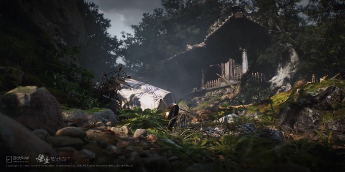 Black Myth: Wukong ruins in forest