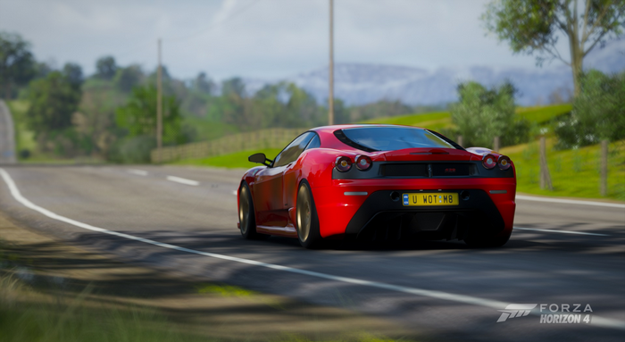 Red Ferrari F430 in Forza Horizon 4