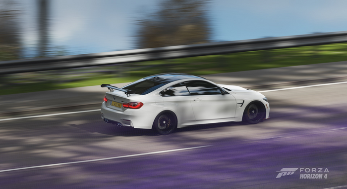 White BMW M4 Coupe in Forza Horizon 4
