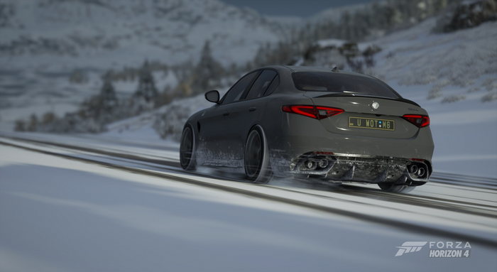 Alfa Romeo Giulia Quadrifoglio in Forza Horizon 4
