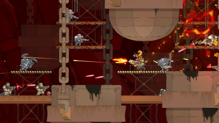 Warhammer 40K: Shootas, Blood and Teef characters in combat