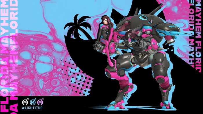 D.Va from Overwatch League Florida Mayhem