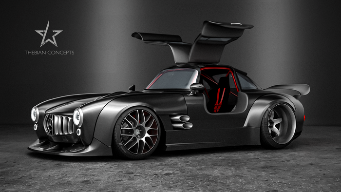Thebian Concepts Mercedes 300SL Outlaw