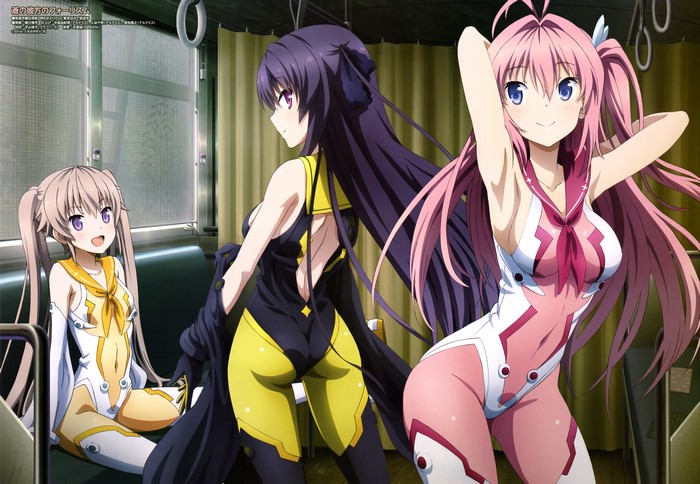 4K Anime Girls from Ao no Kanata no Four Rhythm