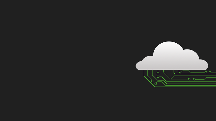 Cloud with Circuit Board Connections
