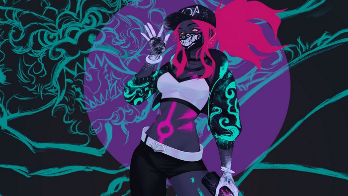 K/DA Akali 4K