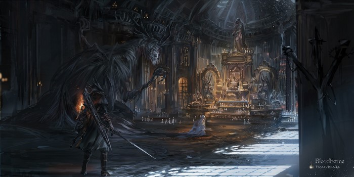 Bloodborne Vicar Amelia artwork
