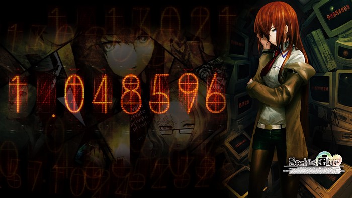 Makise Kurisu from Steins;Gate with Divergence Meter