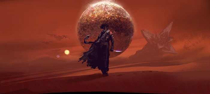 Paul Atreides from Dune on Arrakis