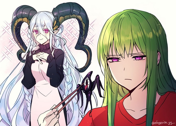 Enkidu and Beast II from Fate/Grand Order fan art