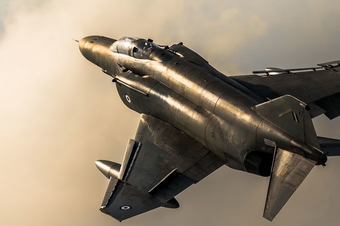 McDonnell Douglas F-4 Phantom II military aircraft in flight