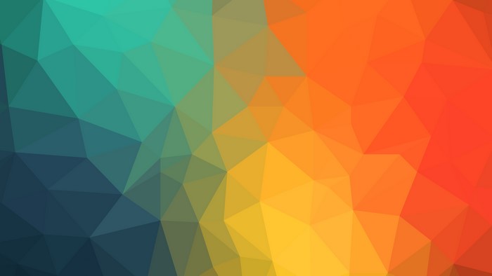 Abstract colorful triangles background