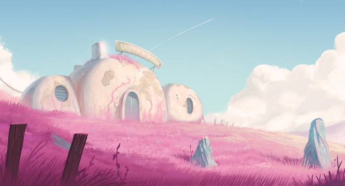 Randi Sanchez Verduga digital art of alien landscape