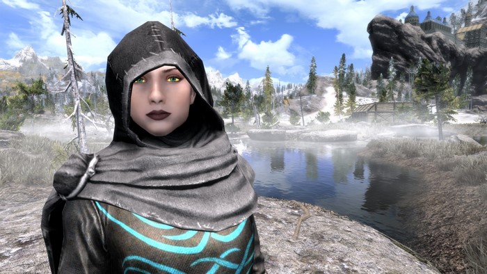 Woman in a hood from The Elder Scrolls V: Skyrim