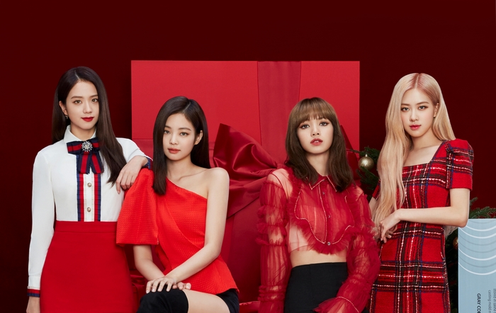 BlackPink Members in Red Outfits