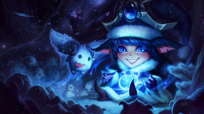 Lulu from League of Legends with Poro