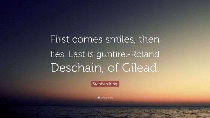 Roland Deschain quote from Stephen King