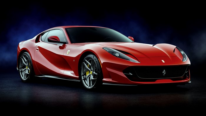 Red Ferrari 812 Supercar