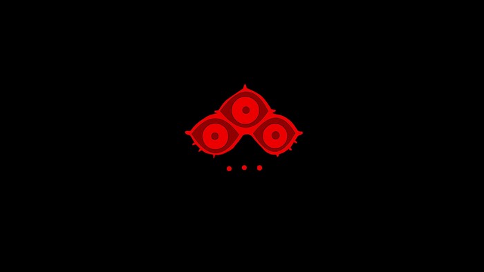 Tower of God logo with three red eyes