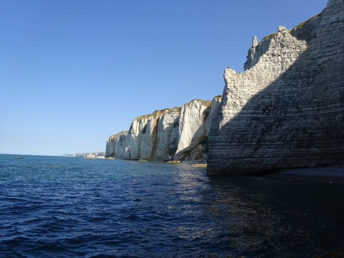 Sea and cliffs at Étretat, France