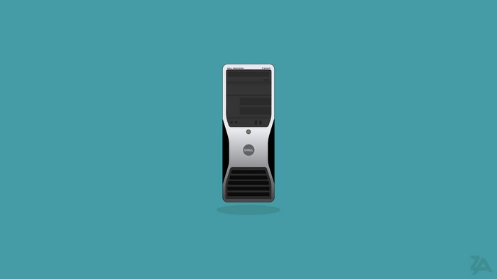 Dell Precision computer illustration
