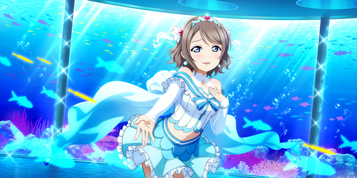 Watanabe You from Love Live! Sunshine!! underwater