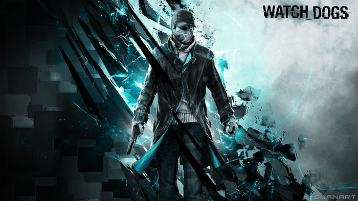 Watch Dogs Aiden Pearce with Gun