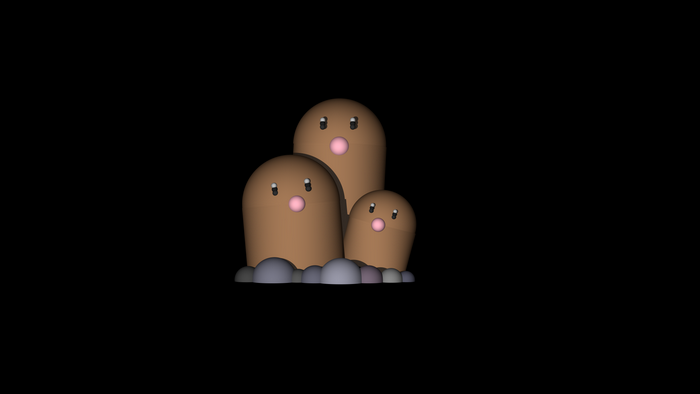 Dugtrio from Pokémon