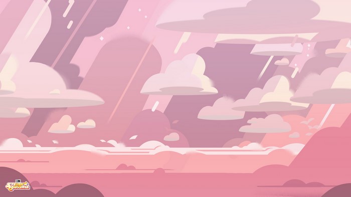 Steven Universe clouds and sky