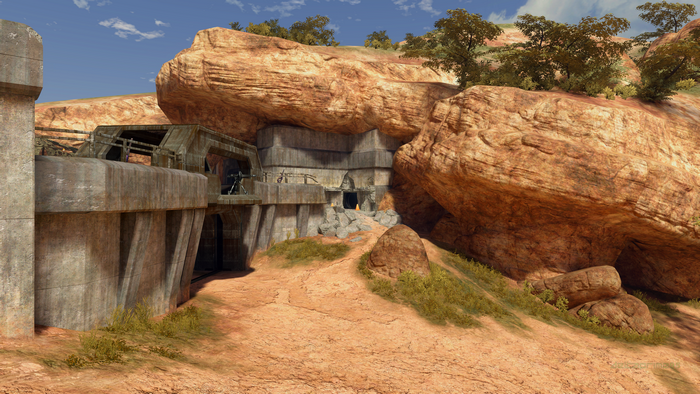 Halo 3 High Ground multiplayer map fortress