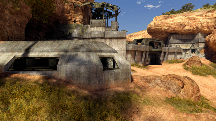 Halo 3 High Ground Multiplayer Map Screenshot
