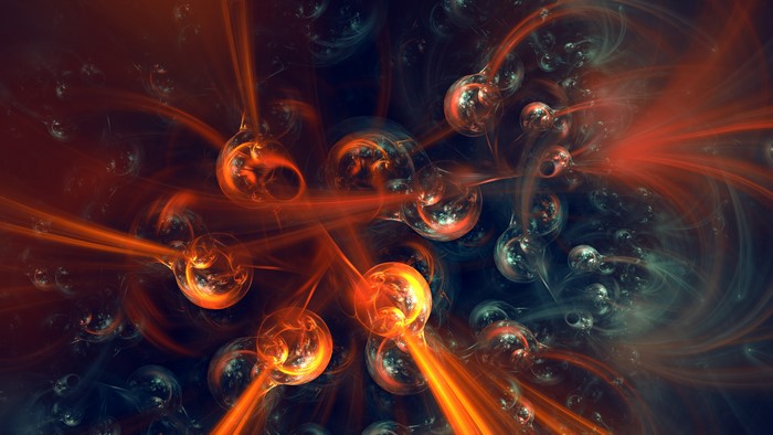 4K Abstract Fractal Bubbles