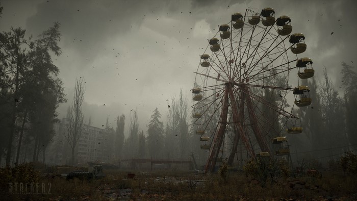 Abandoned Ferris wheel in Pripyat from S.T.A.L.K.E.R. 2
