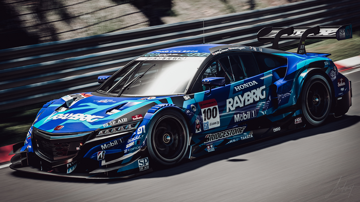 4K Honda NSX GT Sport SuperGT Race Car