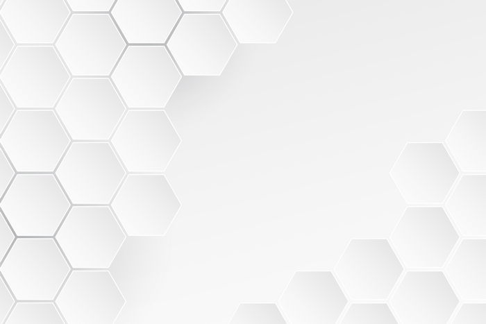 Abstract 3D Hexagon Artwork in White