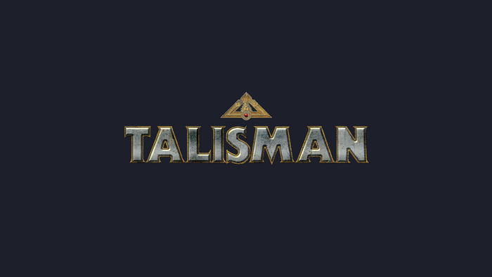 Talisman logo with a triangular emblem