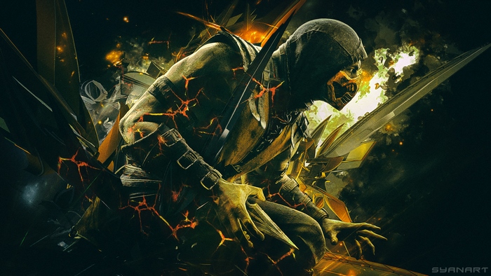 Mortal Kombat XL Scorpion in Action