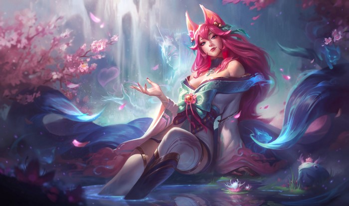 Ahri from League of Legends Spirit Blossom