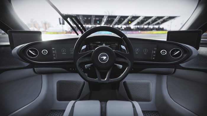 McLaren Speedtail interior in Forza Horizon 4