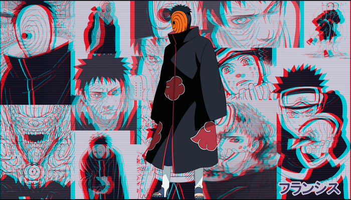 Tobi from Naruto Akatsuki Collage
