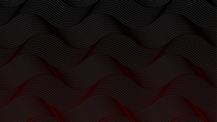 Abstract wavy lines in dark red and black