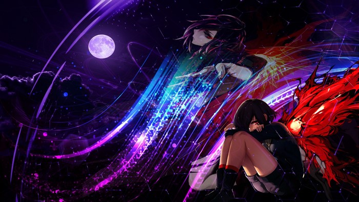 Touka Kirishima from Tokyo Ghoul with Kagune
