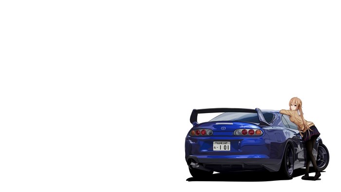 Murasame from Kantai Collection with Toyota Supra MK4