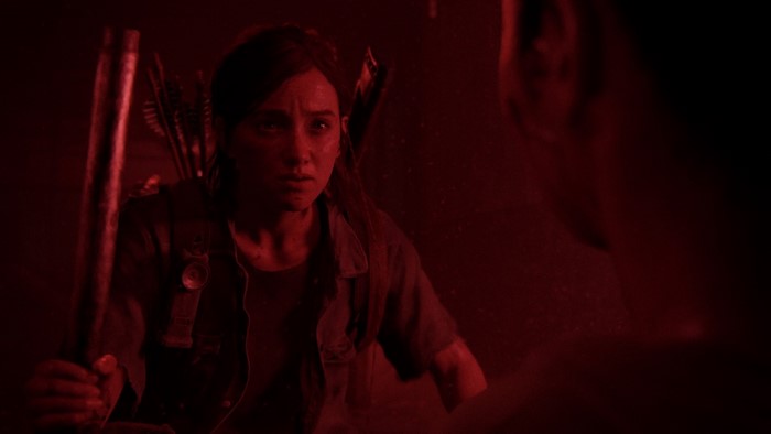 Ellie from The Last of Us 2 with arrows