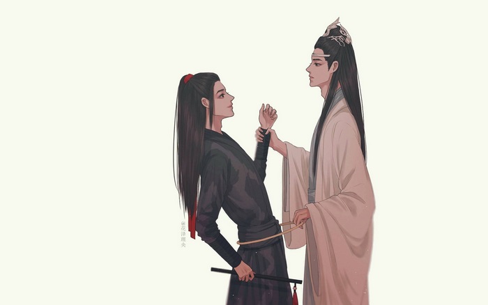 Wei Wuxian and Lan Wangji from The Untamed