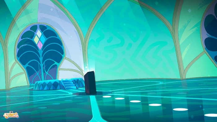 Interior of the Temple of the Diamonds from Steven Universe
