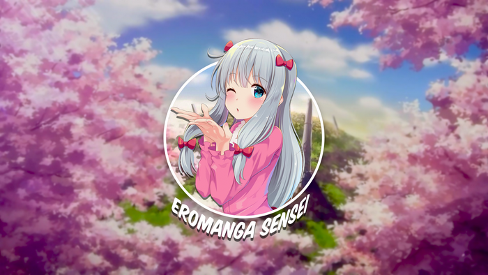 Sagiri Izumi from Eromanga-sensei blowing a kiss