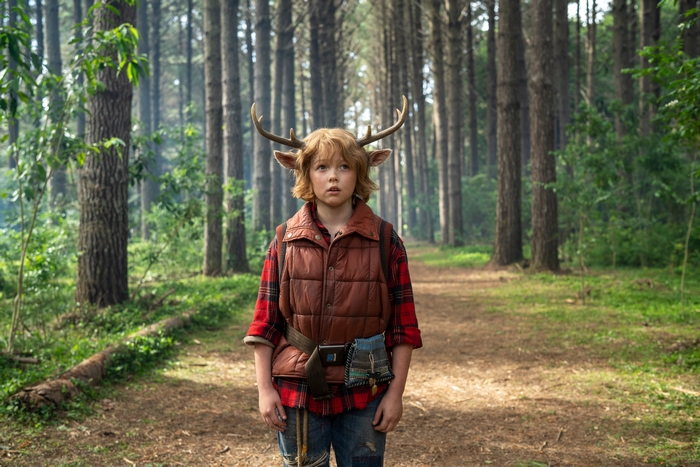 Gus from Sweet Tooth in a forest