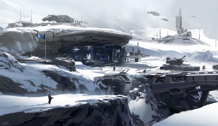 Halo 4 and Halo 5: Guardians concept art
